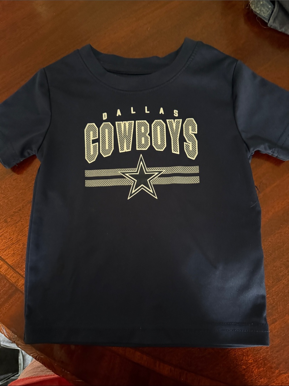Dallas Cowboys Kids Navy Logo Tee